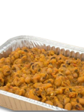 Ewa riro in an aluminum foil against a white background 